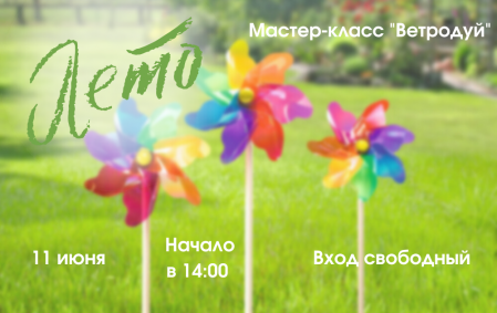 Мастер-класс "Ветродуй"